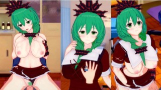 [Hentai Game Koikatsu! ] Faça sexo com Touhou Peitões Hina Kagiyama.Vídeo 3DCG Anime Erótico.