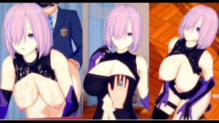 [Hentai Game Koikatsu! ]Have sex with Fate Big tits Mashu Kyrielight.3DCG Erotic Anime Video.