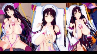 [Hentai Spel Koikatsu! ]Heb seks met Fate Grote tieten Sessyoin Kiara.3DCG Erotische Anime-video.