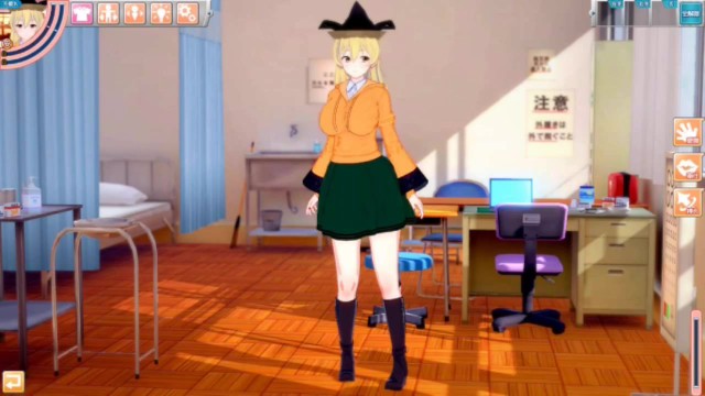 【エロゲーコイカツ！】東方 摩多羅隠岐奈3DCGアニメ動画 Hentai Game Koikatsu! Touhou Okina Matara(Anime 3DCG Video) Porn Video