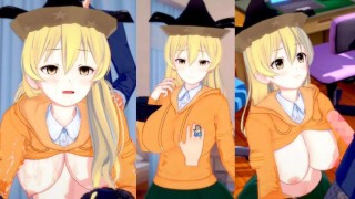 [Hentai Game Koikatsu! ] Faça sexo com Fate Peitões Okina Matara.Vídeo 3DCG Anime Erótico.