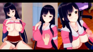 [Hentai Game Koikatsu! ] Sex s Re nula Velké kozy Okina Matara.3DCG Erotické anime video.