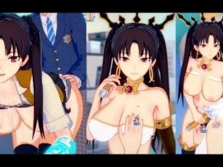 [hentai Game Koikatsu! ] Sex s re Nula Velké Kozy Ishtar(Rin Tohsaka).3DCG Erotické Anime Video.