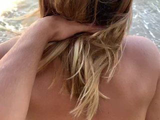 nude beach sex, verified amateurs, ocean, real public sex