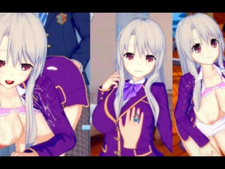 [Хентай-игра Коикацу! ] Займитесь сексом с Fate Большие сиськи Illyasviel Von Einzbern.3DCG Эротичес