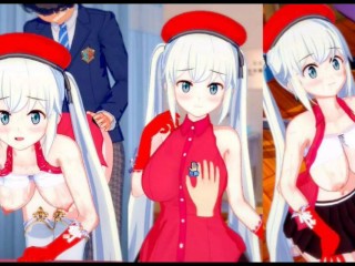 [hentai Game Koikatsu! ]have Sex with Fate Big Tits Marie Antoinette.3DCG Erotic Anime Video.