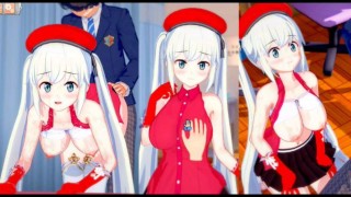 [Gioco Hentai Koikatsu! ]Fai sesso con Fate Grandi tette Marie Antoinette.Video di anime erotiche 3D