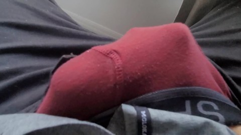 Masturbar seu colega de trabalho em sua cueca - Gemendo alto Guy