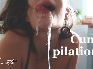 Compilation D'éjaculations et De Jeux De Sperme Entre Copines, D'énormes Quantités De Sperme