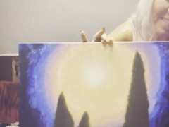 Curvy MILF Rosie: Mini Clip - Art Teacher Post Filming BTS