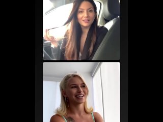 vertical video, blonde, babe, pornstar