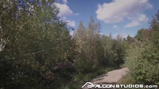 FalconStudios - Bearded Stud Gets Ass Plowed By Stranger In The Woods