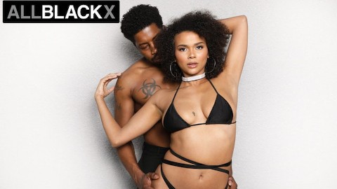 AllBlackX - Beauty Alina Ali natural follada por una polla enorme