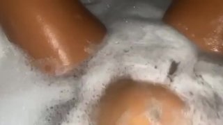 Bel bagno di bolle