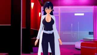 Oregairu Shizuka Hiratsuka Does Footjob and Gets Pussy Licked 3D Hentai