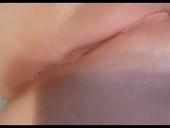 Playing with myself after a bath 