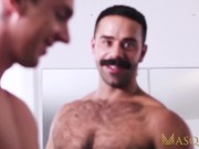 Preview 2 of MASQULIN Studs Teddy Torres And Ace Quinn Raw Fuck In Group