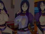 [Hentai Game Koikatsu! ]Have sex with Fate Big tits Minamoto no Yorimitsu.3DCG Erotic Anime Video.