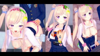 [Hentai-Spiel Koikatsu! ]Haben Sie Sex mit Big Titten Airani Iofifteen.3DCG Erotisches Anime-Video.