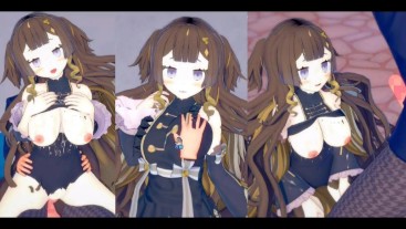 [Hentai Game Koikatsu! ]Have sex with Big tits Anya Melfissa.3DCG Erotic Anime Video.