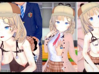 virtual youtuber, ワトソン・アメリア, verified amateurs, creampie