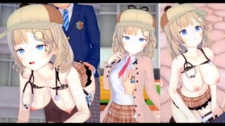 에로틱 코이카츠 Vtuber 왓슨 아멜리아 3Dcg 애니메이션 동영상 가상 Youtuber Hentai Game Koikatsu Watson Amelia Anime 3Dcg