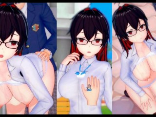 [hentai Game Koikatsu! ]have Sex with Big Tits Vtuber Enma.3DCG Erotic Anime Video.