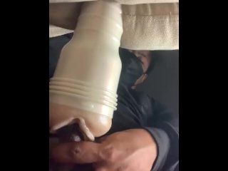 cumshot, vertical video, exclusive, fucking pocket pussy