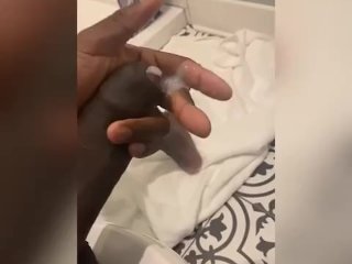 big black dick, handjob, masturbation