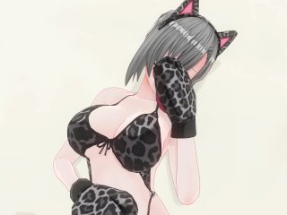 3D HENTAI Neko Girl_Has a Gorgeous Orgasm and DoesAHEGAO