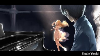 「Английский дубляж」Your Lie In April OP "Hikaru Nara" Полная версия【Келли Махони】 - Studio Yuraki