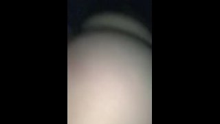 Close up big booty riding mexican dick
