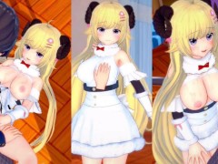 【エロゲーコイカツ！】VTuber 角巻わため3DCG巨乳アニメ動画(バーチャルYoutuber)[Hentai Game Koikatsu! Tsunomaki Watame(Anime 3DCG