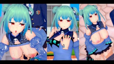 【エロゲーコイカツ！】VTuber 潤羽るしあ3DCG巨乳アニメ動画(バーチャルYoutuber)[Hentai Game Koikatsu! Uruha Rushia(Anime 3DCGVideo