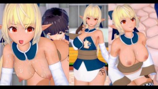 [Hentai Game Koikatsu! ]Have sex with Big tits Vtuber Shiranui Flare.3DCG Erotic Anime Video.