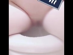 【おしっこ記録】職場でおしっこついでにウォッシュレットオナニーもする変態OL