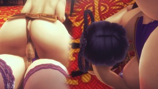 [IMPACT DU GENSHIN] Futa Lisa baisée XiangLing dans son propre restaurant (3D PORN 60 FPS)