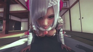[GENSHIN IMPACT] POV Noelle ass is so tight it makes you cum (3D PORN 60 FPS)