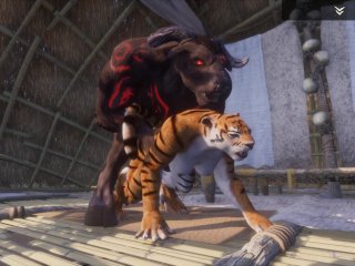 furry, tiger girl, furry animation, verified amateurs