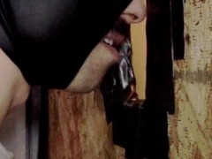 Cut Latino Married Dad drops by Glory Hole