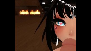 Anime Girl Sucking Your Dick From The Point Of View Of A Vtuber
