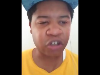 MCGOKU305 GETTING HIS BBC A DEEP THROAT FROM A HOT GIRL WHILE DOING A  PORNO RAP FREESTYE 