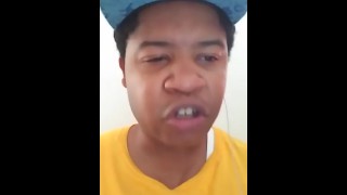 MCGOKU305 GETTING HIS BBC A DEEP THROAT FROM A HOT GIRL WHILE DOING A  PORNO RAP FREESTYE