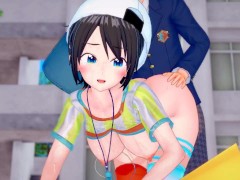 【エロゲーコイカツ！】VTuber 大空スバル3DCG巨乳アニメ動画(バーチャルYoutuber)[Hentai Game Koikatsu! Oozora Subaru (Anime 3DCG