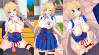 [Hentai Spel Koikatsu! ]Heb seks met Grote tieten Vtuber Akai Haato.3DCG Erotische Anime-video.