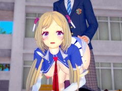 【エロゲーコイカツ！】VTuber アキ・ローゼンタール3DCG巨乳アニメ動画(バーチャルYoutuber)[Hentai Game Koikatsu! Aki Rosenthal(Anime 3D
