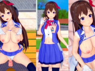 [hentai Game Koikatsu! ] Faça Sexo com Peitões Vtuber Tokino Sora.Vídeo 3DCG Anime Erótico.