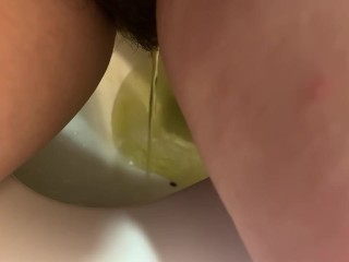 Pissing in Toliet