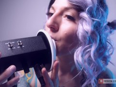 SFW ASMR - Let Me Tongue Fuck Your Ears - PASTEL ROSIE EARGASM - Aggressive Ear Eating and Licking