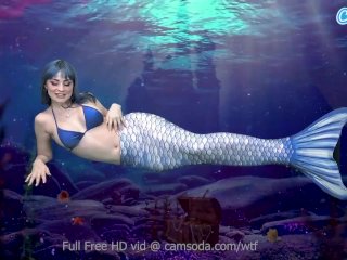 mermaid, cams, webcam, big boobs